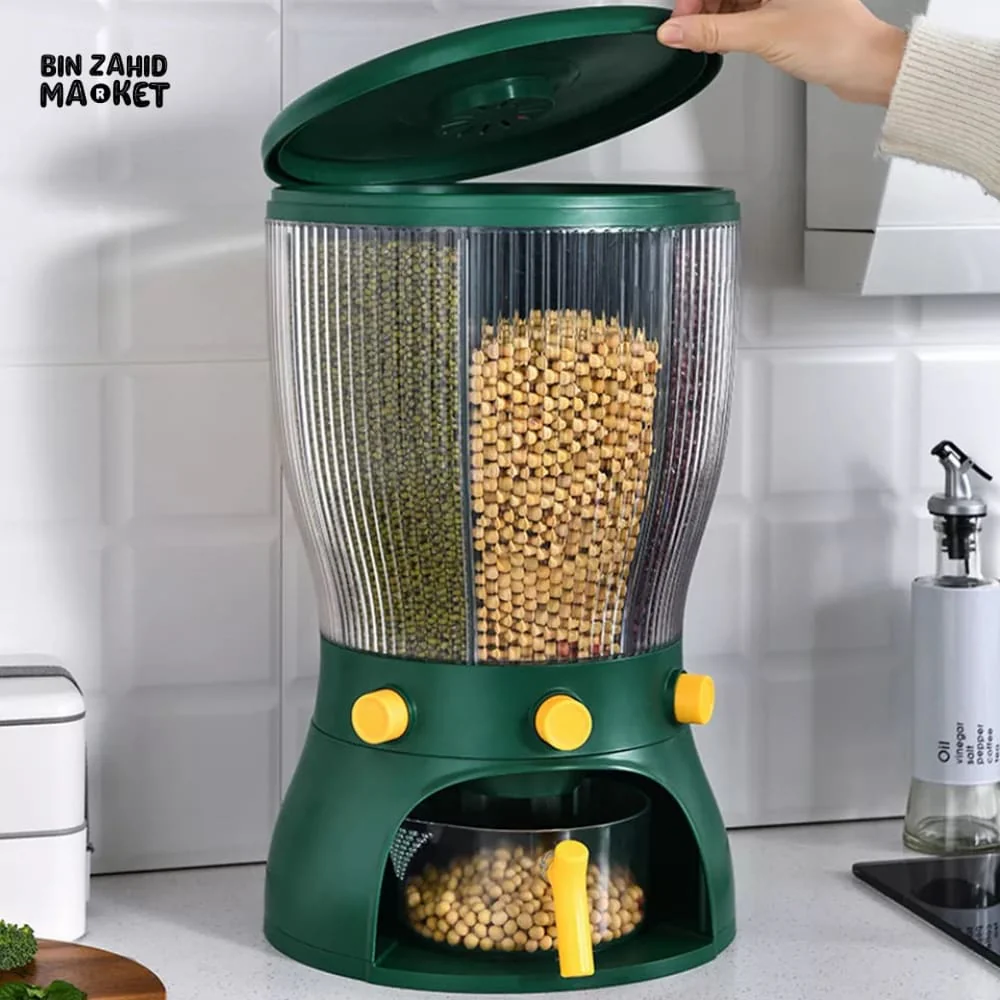 4X PARTITIONS ROTATING CEREAL DISPENSER - Image 8
