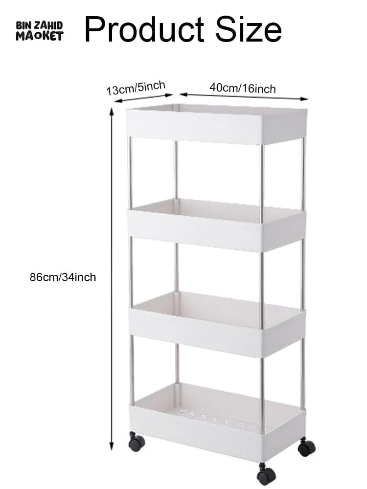 4X TIER SLIM TROLLEY - Image 6