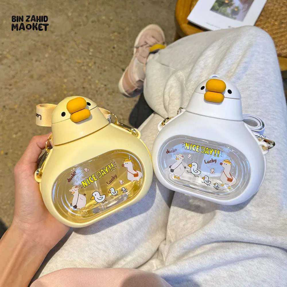 500ML KAWAII KIDS WATER BOTTLE – CUTE CARTOON STRAW CUP GREAT FOR SCHOOL & SUMMER USE - Image 8