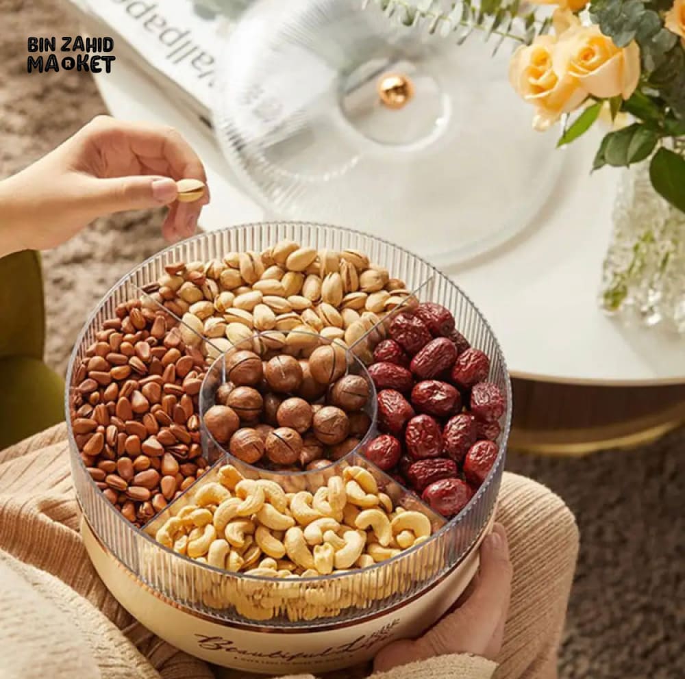 5X GRIDS TABLETOP SNACKS ROTATING TRAY - Image 2