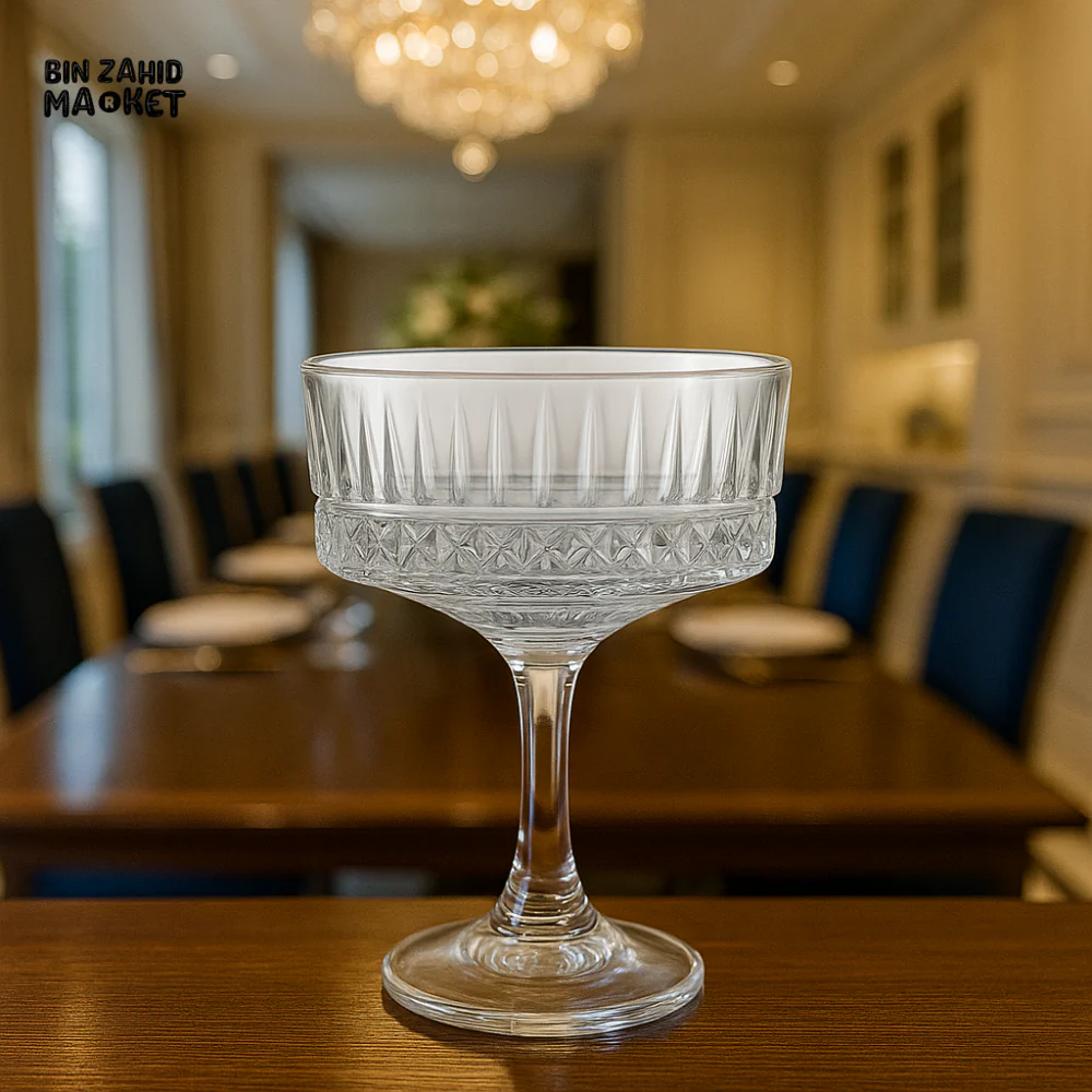 6 PIECE CRYSTAL DESSERT GLASS BOWL FOR LUXURY VILLA DINING TABLE 115ML - T1002