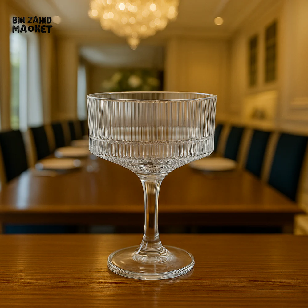 6 PIECE CRYSTAL DESSERT GLASS BOWL FOR LUXURY VILLA DINING TABLE 190ML - T1004