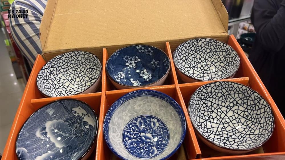 BOHEMIAN PORCELINE BOWL SET - 6 PIECES BOWL SET - Image 11