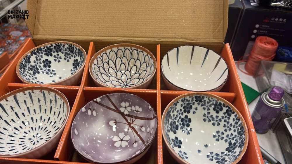 BOHEMIAN PORCELINE BOWL SET - 6 PIECES BOWL SET - Image 12