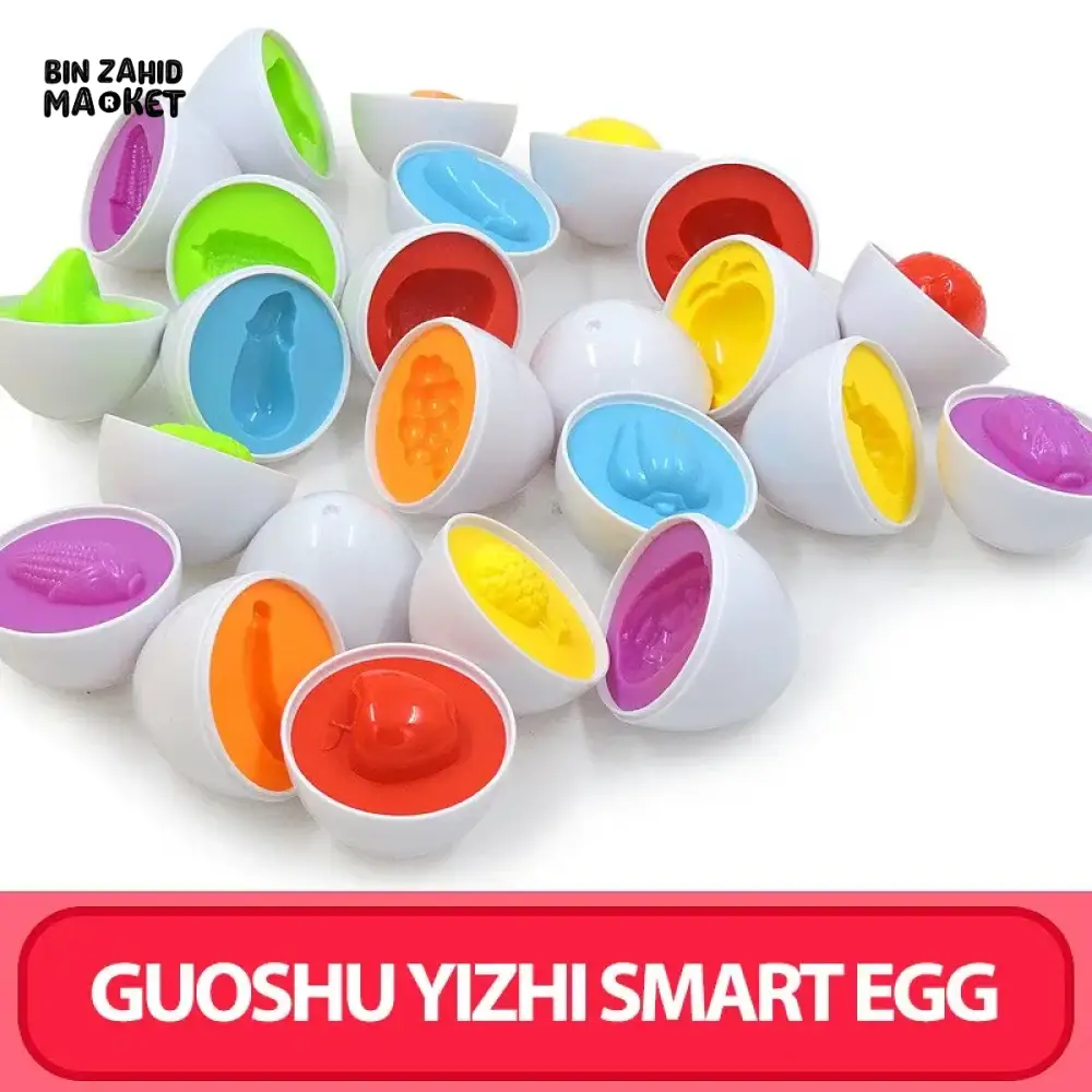 6 PIECES SMART & SHAPE MATCHING EGGS TOYS FOR KIDS - Image 5