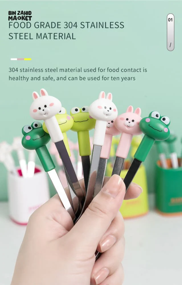 6IN1 CARTOON FRUITS FORK SET - Image 10