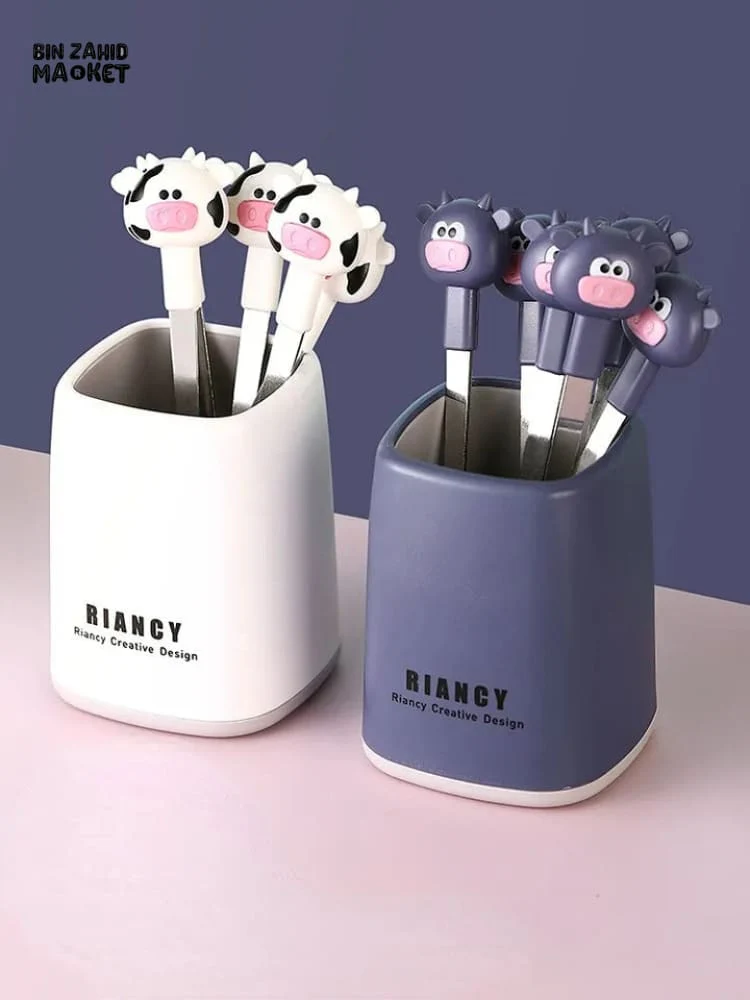 6IN1 CARTOON FRUITS FORK SET - Image 2