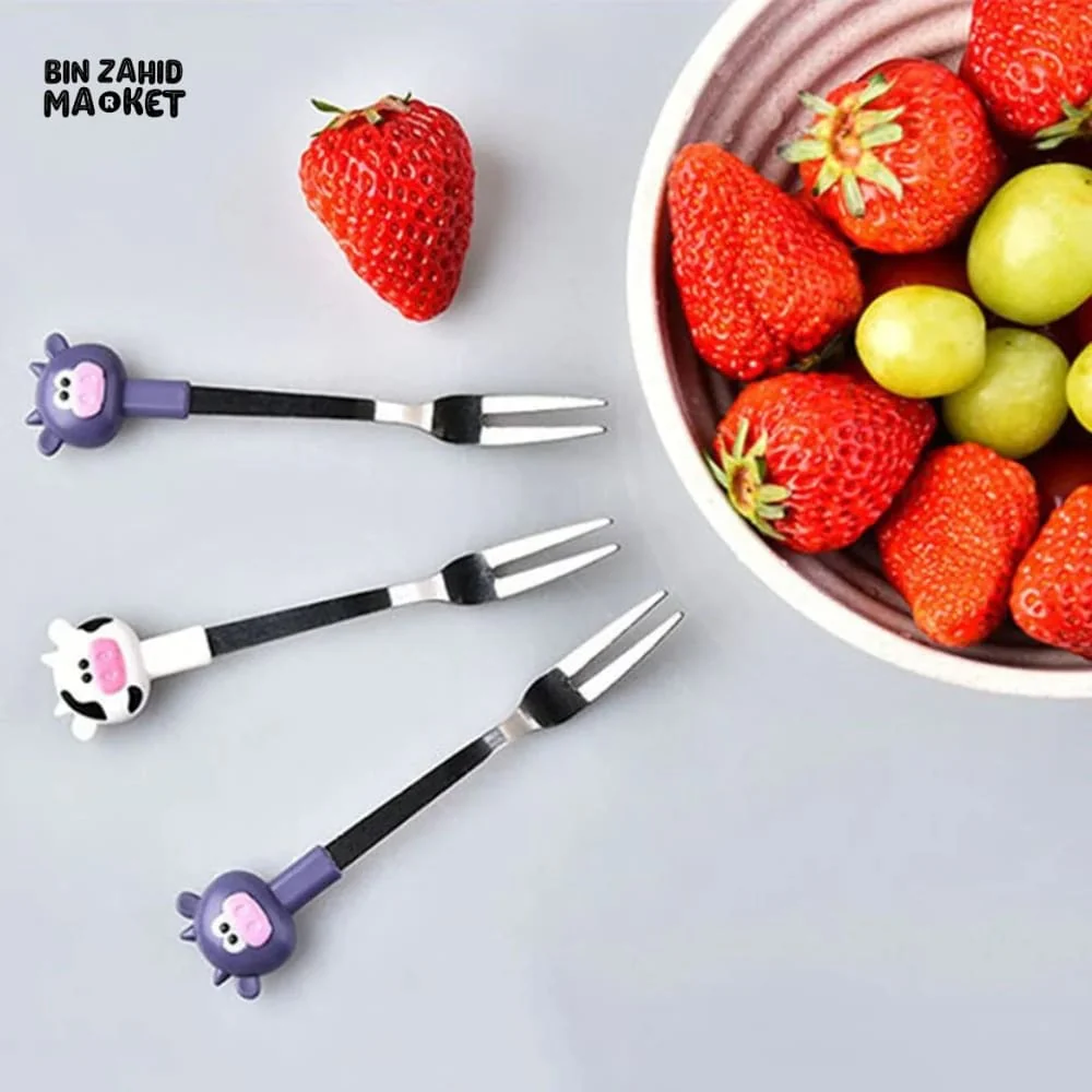 6IN1 CARTOON FRUITS FORK SET - Image 6