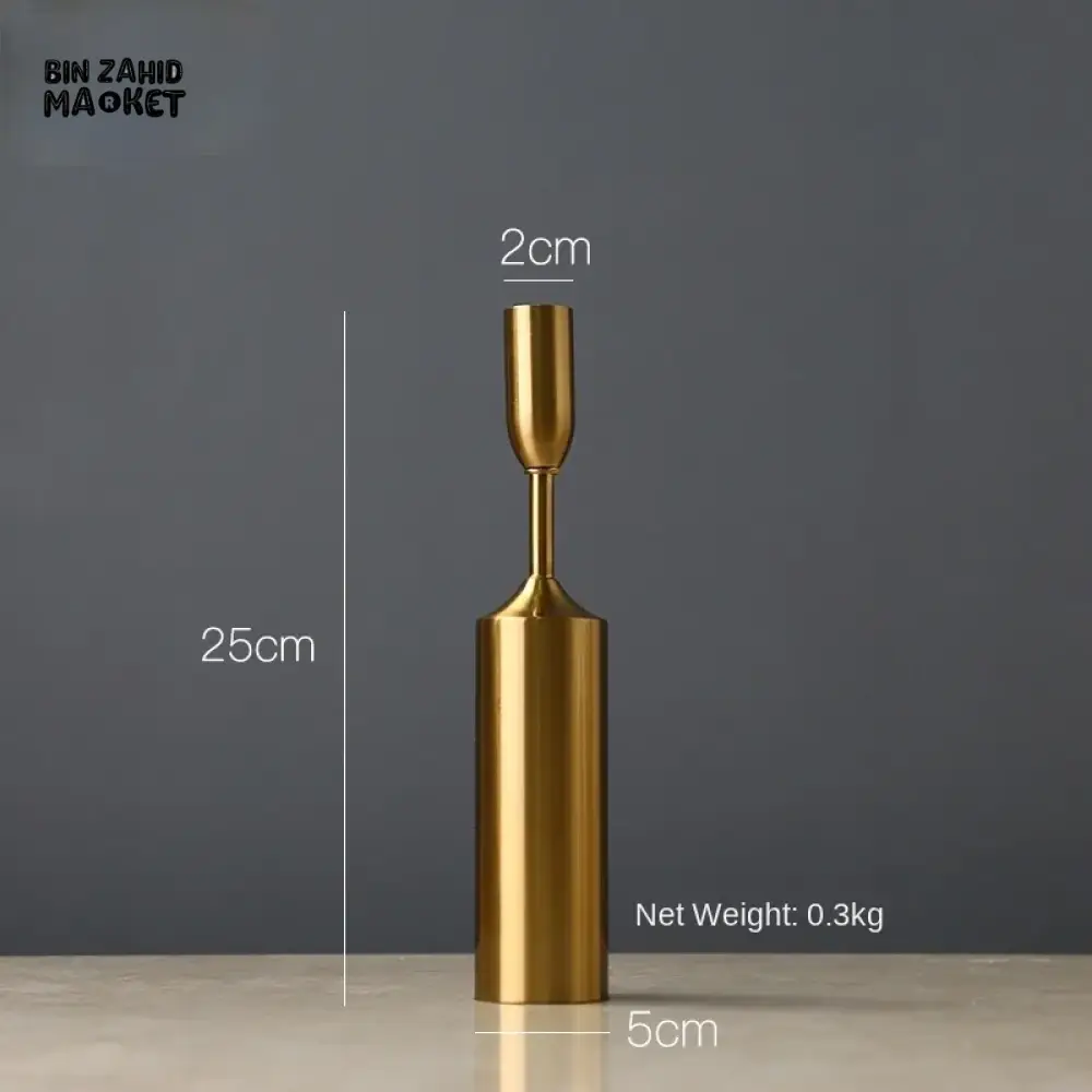 METAL GOLDEN CANDLE HOLDER 6 PIECES SET – LUXURY DECORATIVE CANDLE STANDS FOR HOME & EVENTS - Image 13