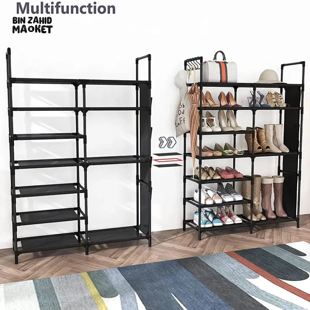 7X LAYERS 22X PAIRS SHOE RACK - Image 3