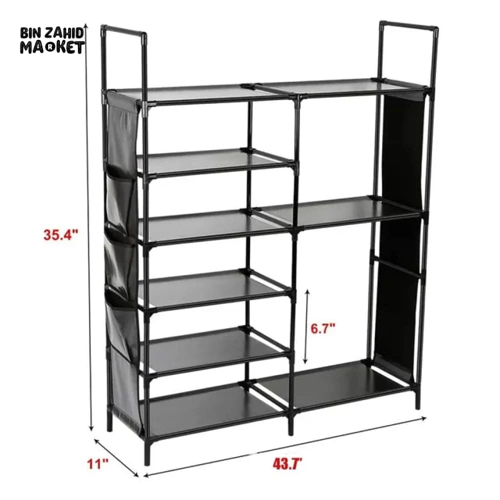 7X LAYERS 22X PAIRS SHOE RACK - Image 6