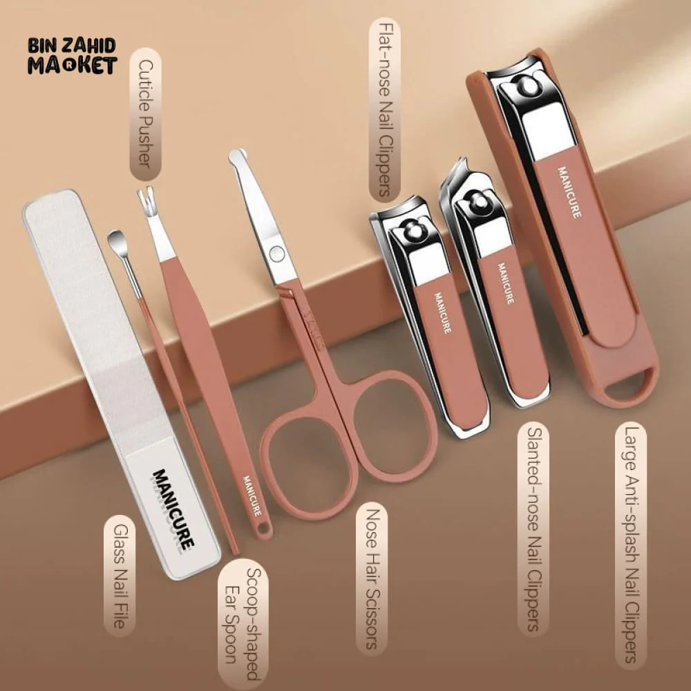 8-PIECE PROFESSIONAL MANICURE & NAIL CARE SET - Image 3