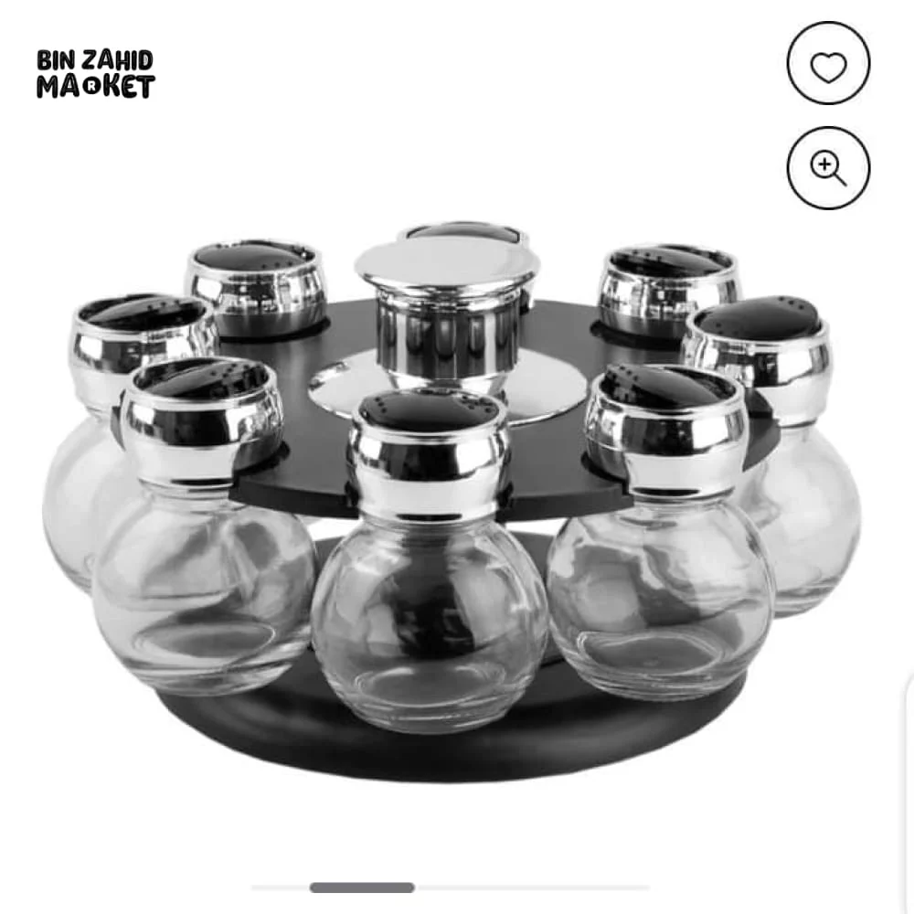 8IN1 REVOLVING SPICE JAR RACK - Image 5