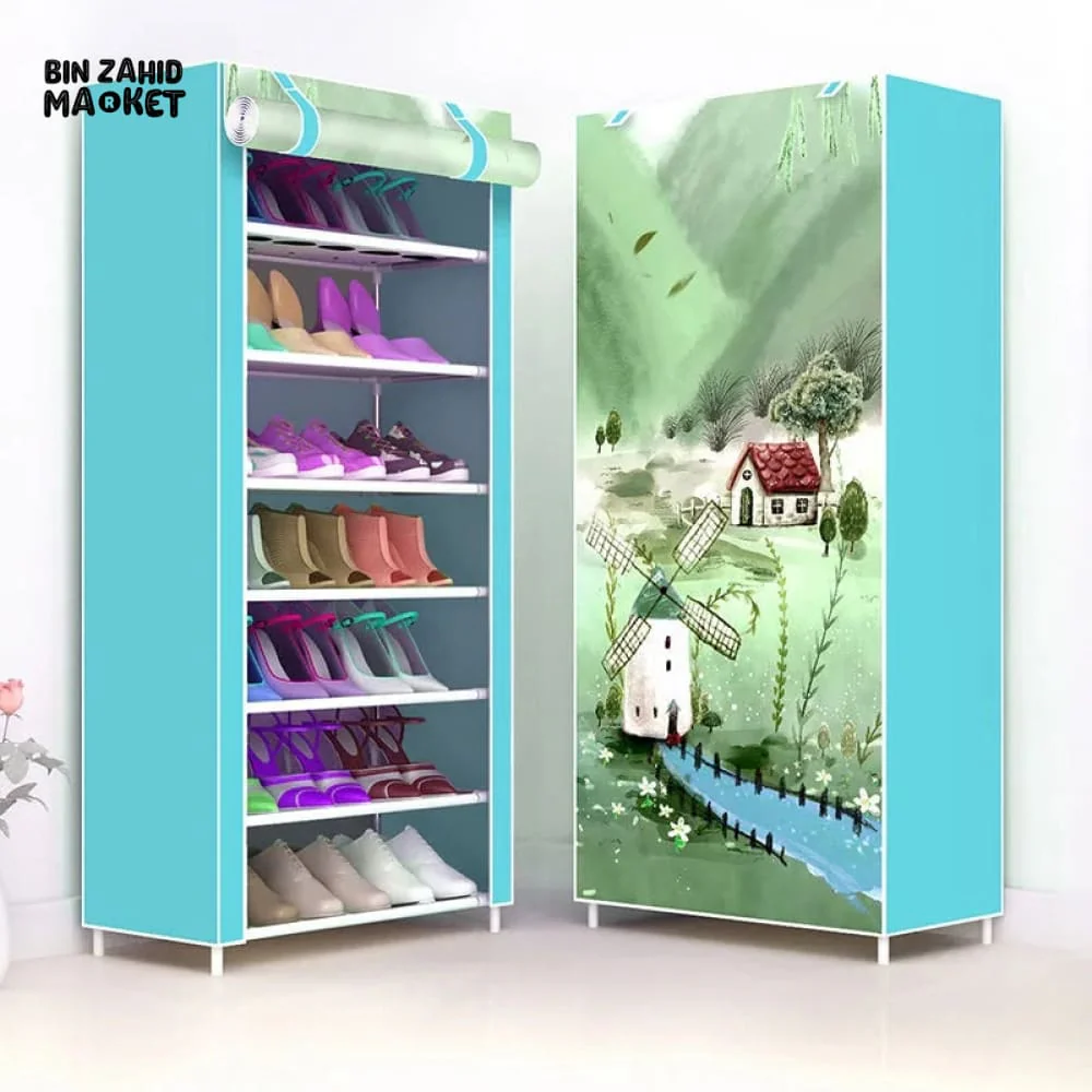 8X LAYERS PRINTED SHOE RACK - Image 2