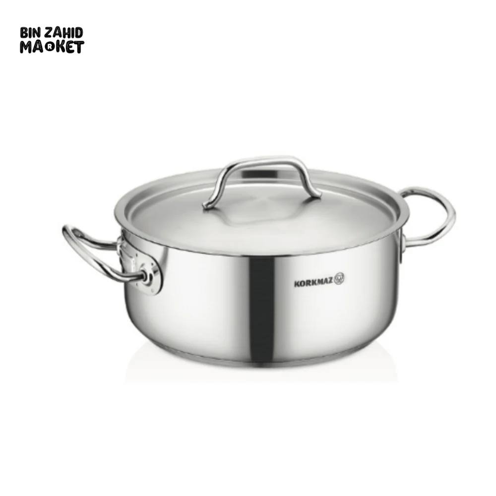 KORKMAZ PROLINE GASTRO LOW CASSEROLE 36X10