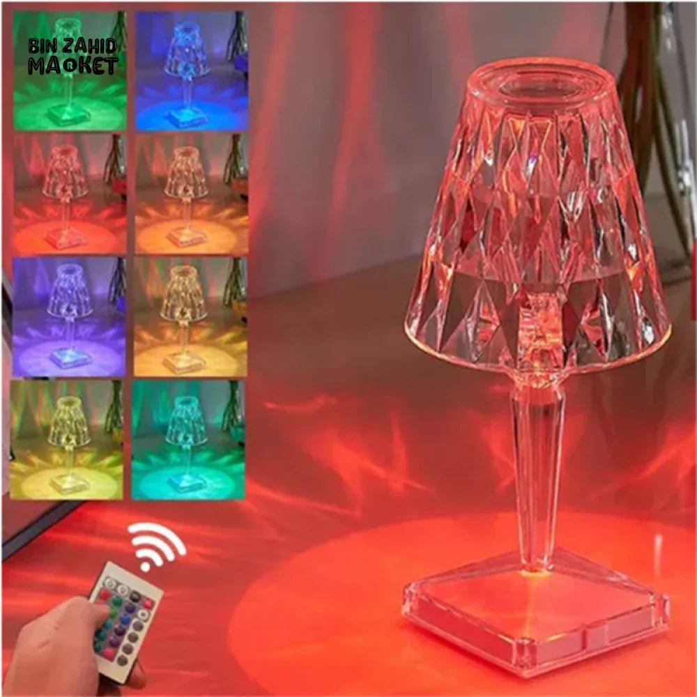 ACRYLIC DIAMOND TABLE LAMP - Image 5
