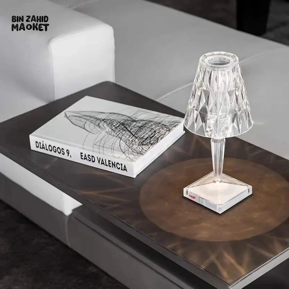 ACRYLIC DIAMOND TABLE LAMP - Image 6