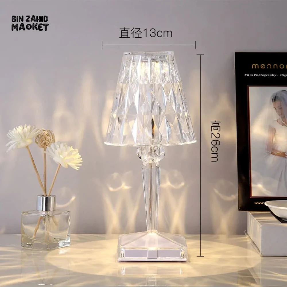 ACRYLIC DIAMOND TABLE LAMP - Image 8