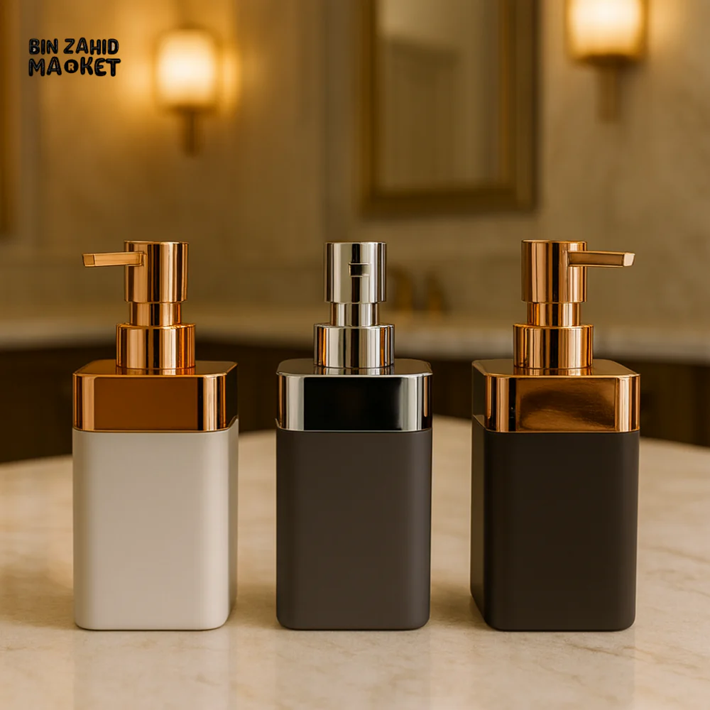 FANCY REFILLABLE DISPENSER – SOAP, SHAMPOO & LOTION