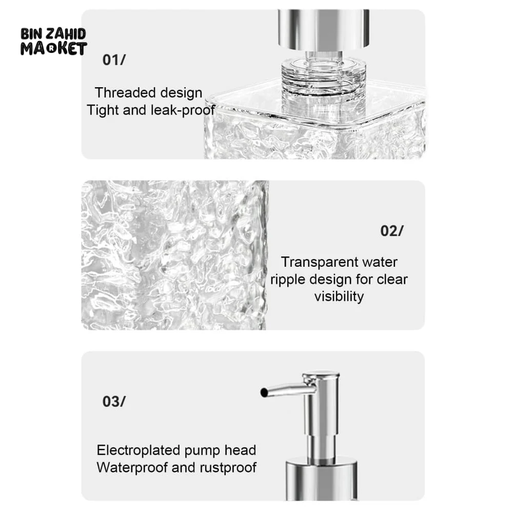 ACRYLIC MADE FOAMING SOAP DISPENSER - Image 3