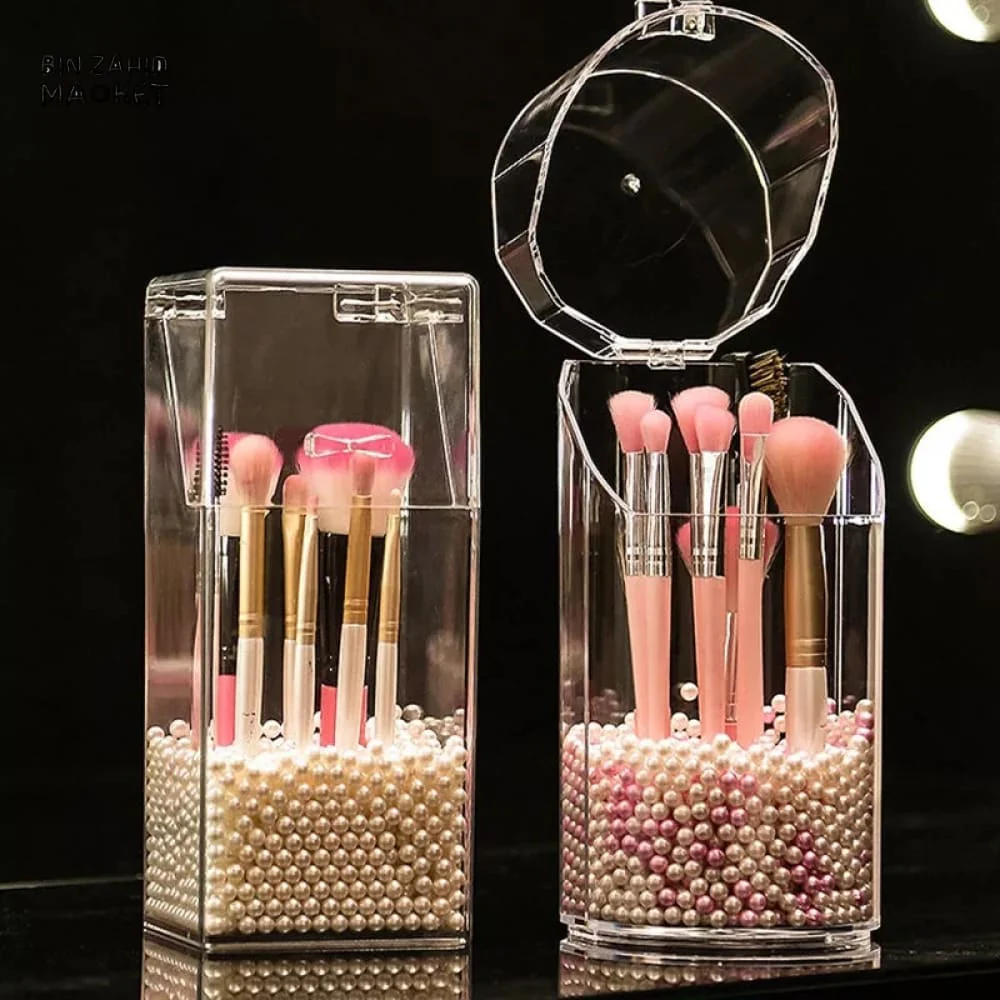 ACRYLIC PEARL MAKE-UP BRUSH HOLDER - Image 3