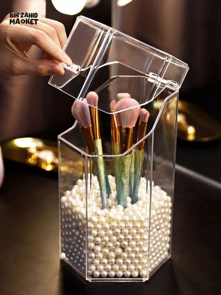 ACRYLIC PEARL MAKE-UP BRUSH HOLDER - Image 4
