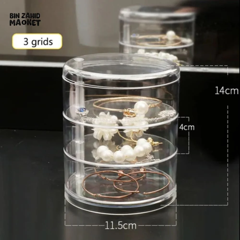 ROTATING JEWELRY ORGANIZER – ELEGANT STORAGE BOX - Image 6