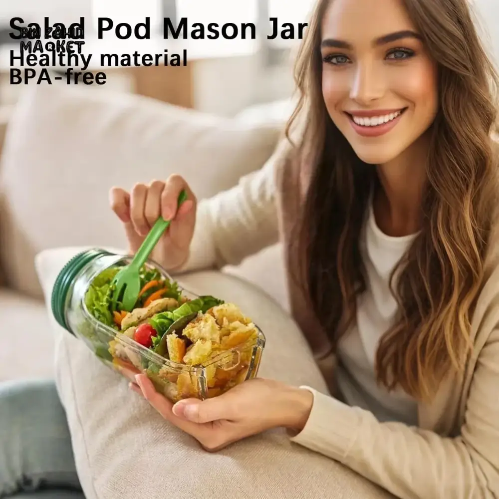 PROLUX PORTABLE ACRYLIC SALAD POD CONTAINER JAR - Image 8