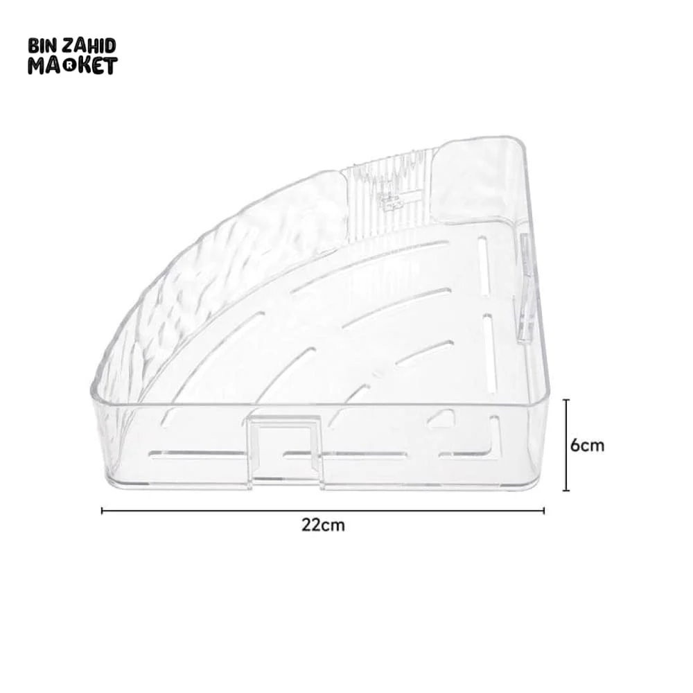 ACRYLIC WATERPROOF BATHROOM SHELF – NO DRILLING SHOWER CADDY RUST-PROOF STORAGE RACK FOR BATHROOM ACCESSORIES - Image 8