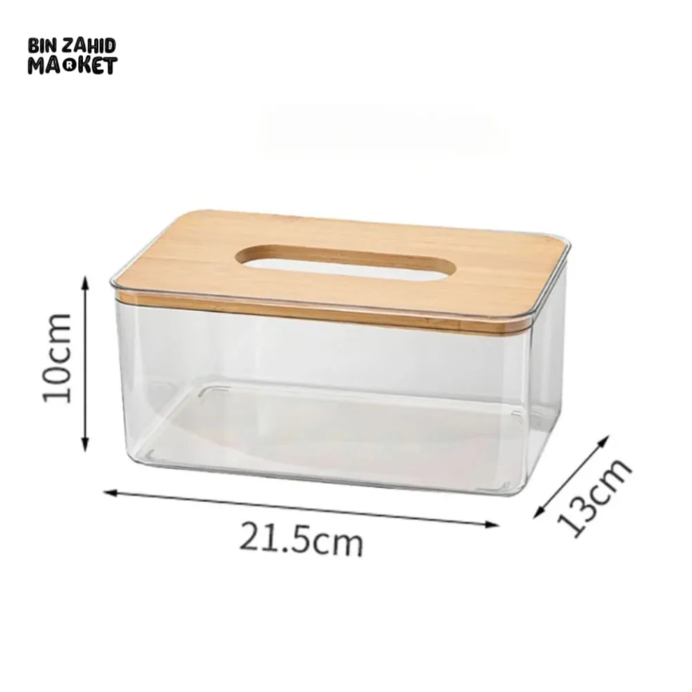 ACRYLIC WOODEN TOP TISSUE BOX - Image 6