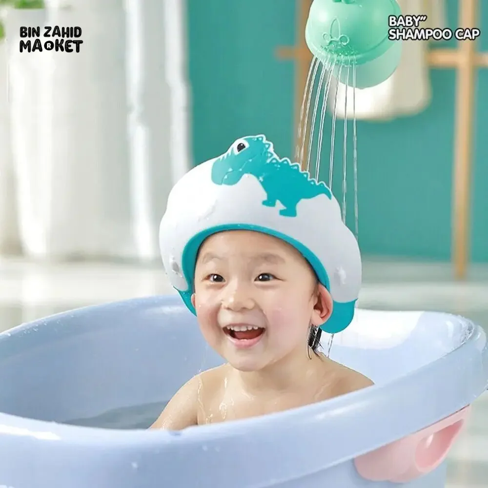 ADJUSTABLE BABY SHOWER CAP HAIR WASH HAT FOR NEWBORN & INFANT EAR PROTECTION SHAMPOO SHIELD - Image 5