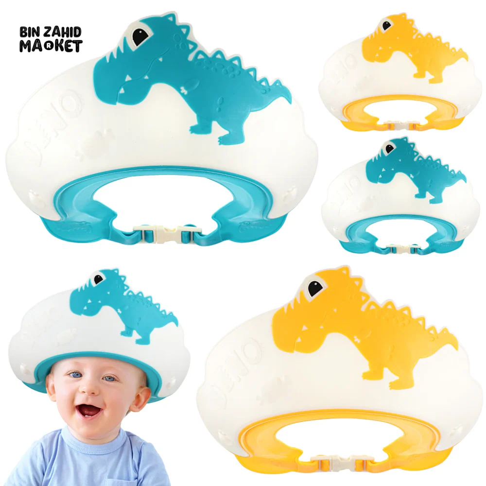 ADJUSTABLE BABY SHOWER CAP HAIR WASH HAT FOR NEWBORN & INFANT EAR PROTECTION SHAMPOO SHIELD - Image 7