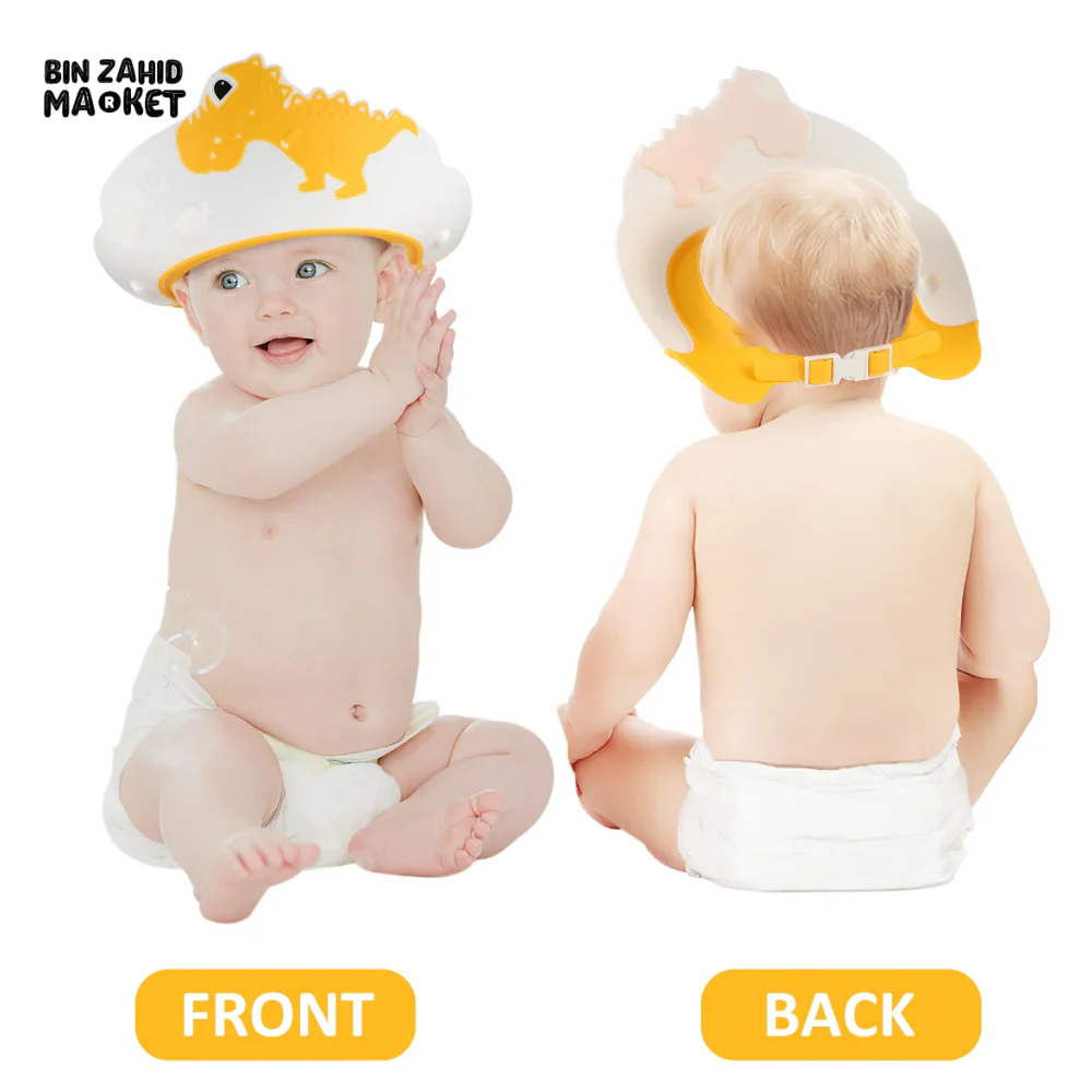 ADJUSTABLE BABY SHOWER CAP HAIR WASH HAT FOR NEWBORN & INFANT EAR PROTECTION SHAMPOO SHIELD - Image 8