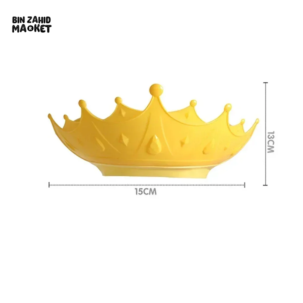 ADJUSTABLE CHILDREN SHAMPOO CAP CROWN BABY SHOWER CAP PROTECTS EARS & EYES - Image 6