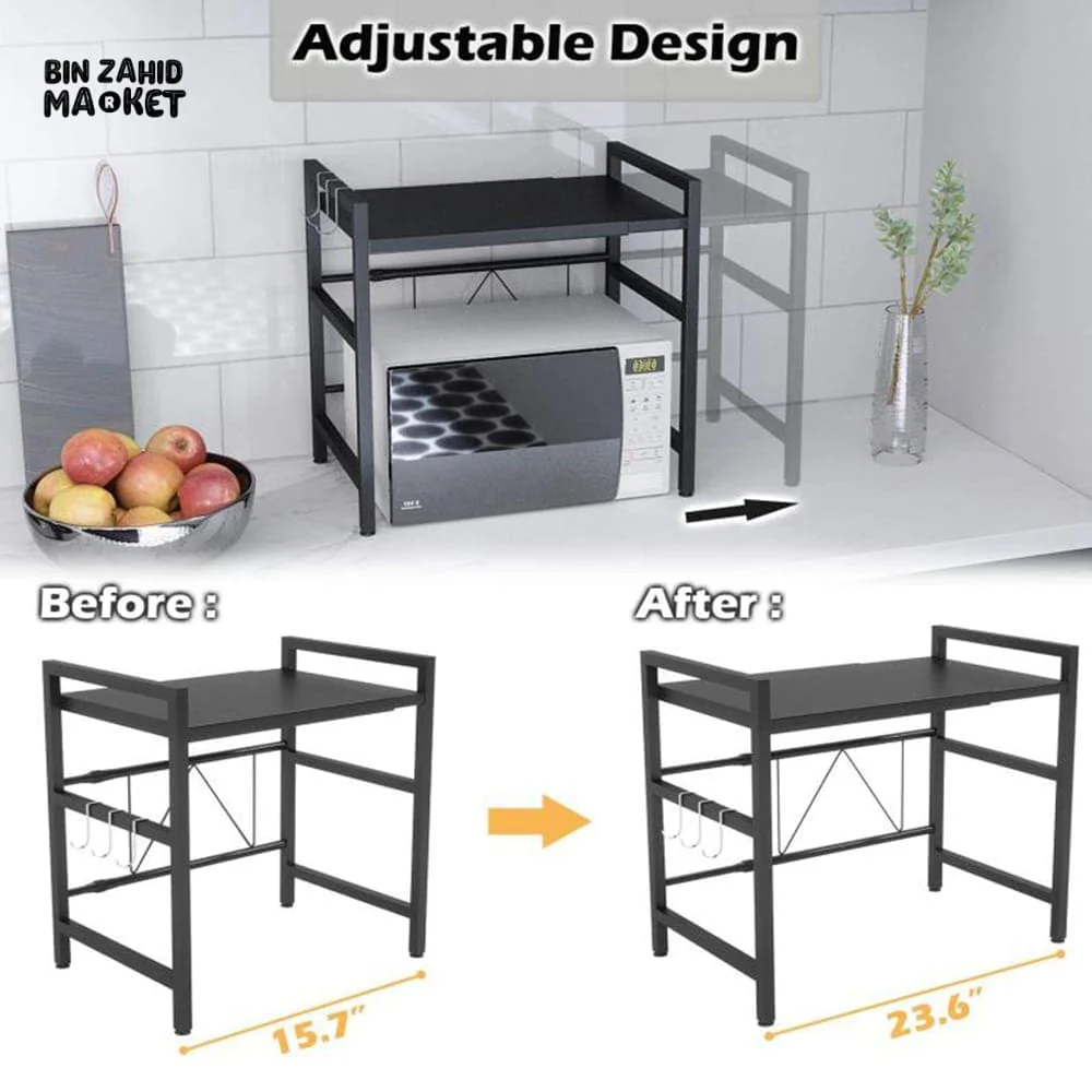 ADJUSTABLE MICROWAVE SHELF - Image 5