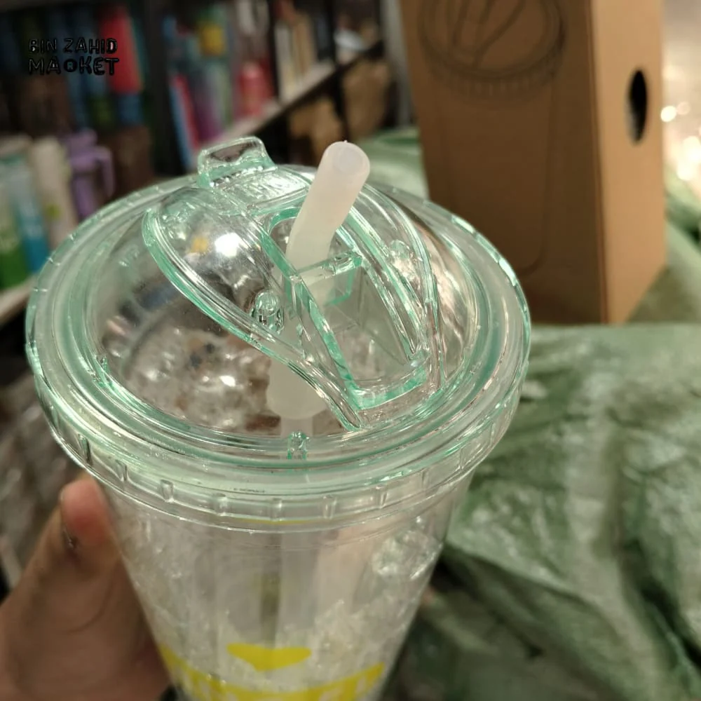 ANGEL SIXTEEN CRYSTAL TUMBLER WITH STRAW – PREMIUM AESTHETIC DRINK CUP - Image 4