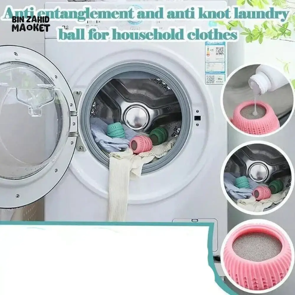 ANTI WINDING LAUNDRY SPONGE BALL - Image 10