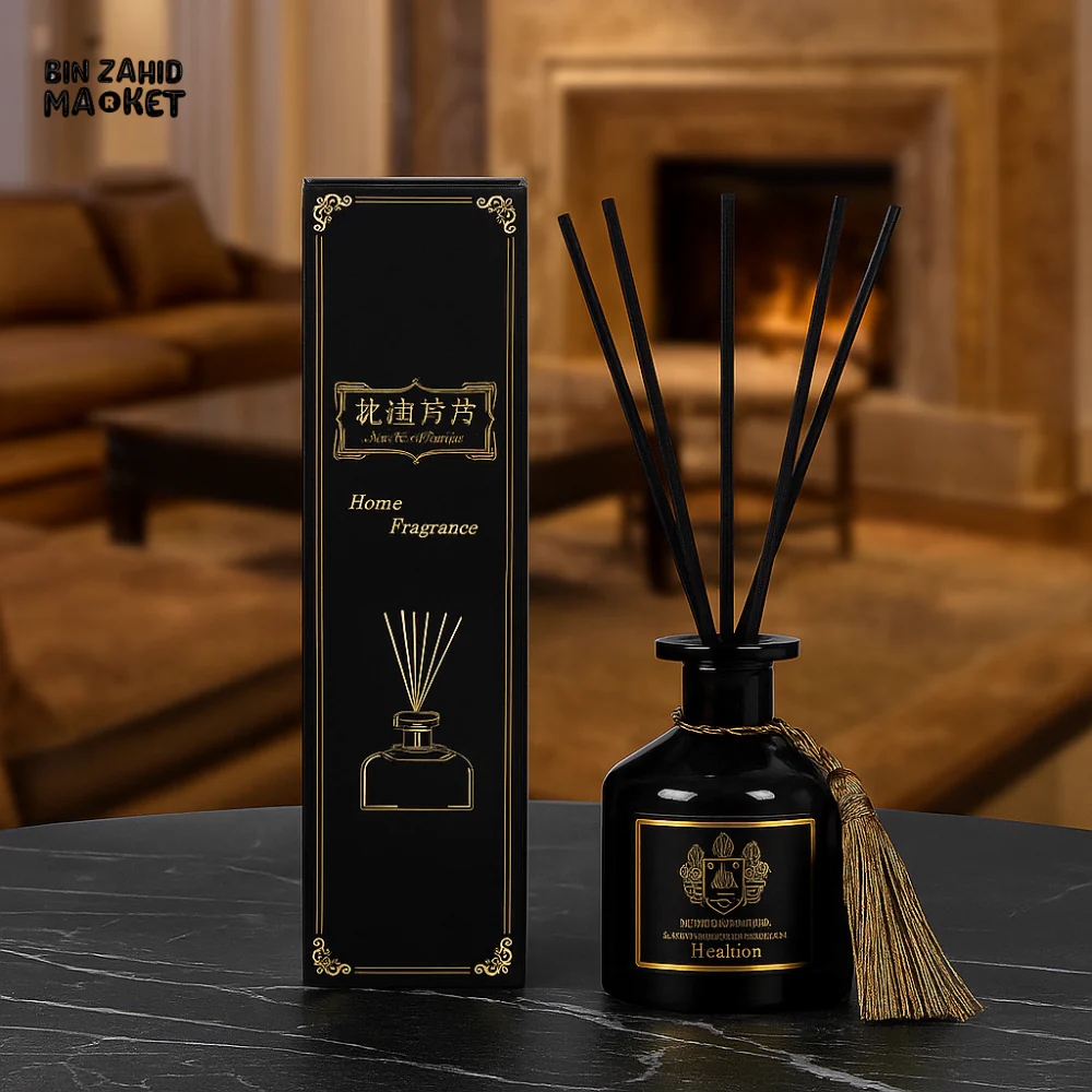 AROMATHERAPY GLASS DIFFUSER – MOONLIGHT FRAGRANCE 100ML ELEGANT HOME AIR FRESHENER - Image 2