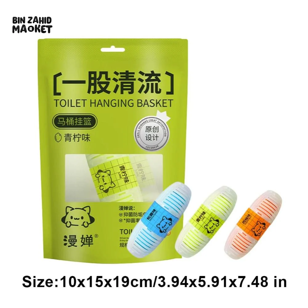 AUTOMATIC TOILET BOWL CLEANING TABLETS 1 PIECES – SCENTED DROP-IN TANK CLEANER LONG LASTING - Image 7