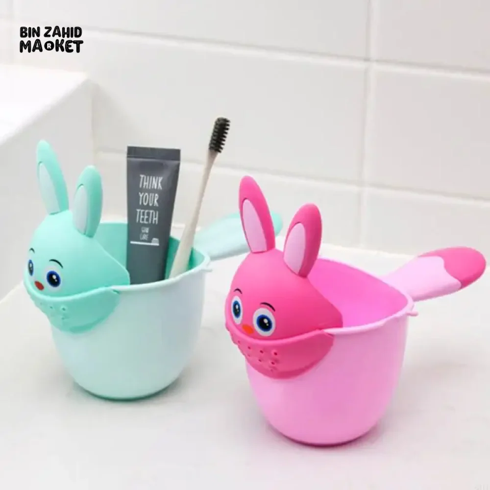 BABY SHOWER RINSING MUG - PINK RABBIT - Image 4