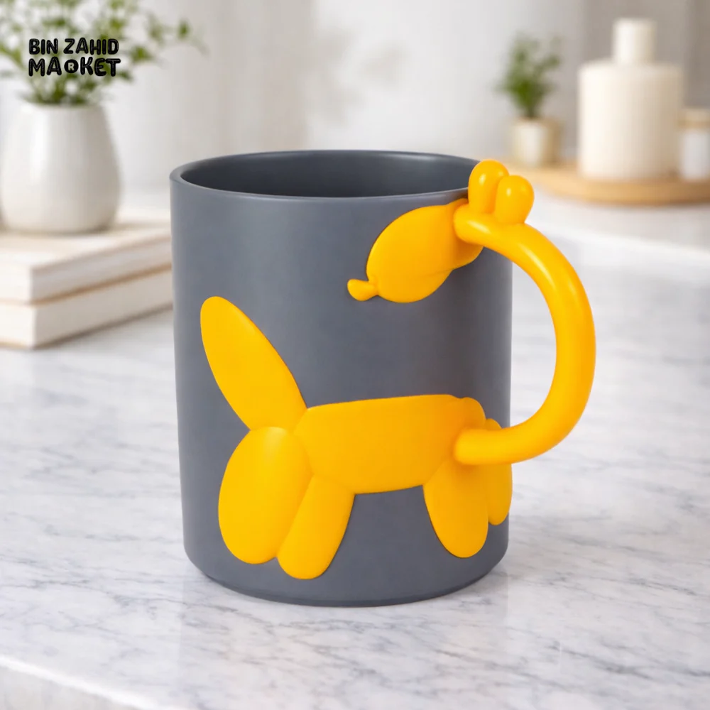 BALLOON DOG DESIGN KIDS MUG