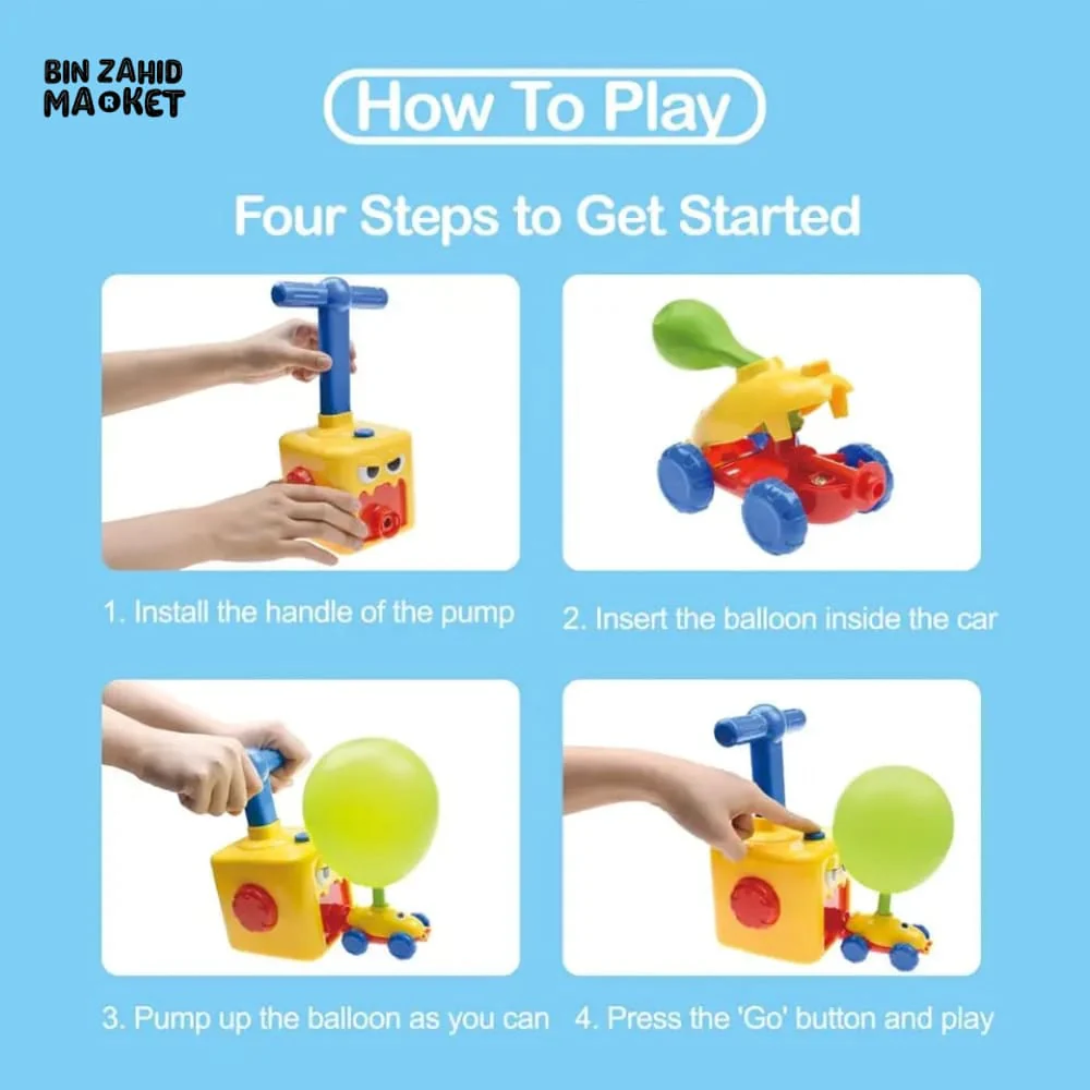 BALLOON LAUCHER CAR TOY - Image 7