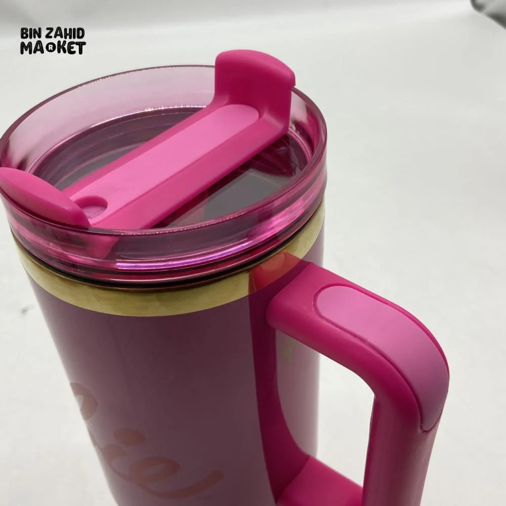 BARBIE THERMAL COFFEE MUG WITH STRAW – 40OZ VACUUM INSULATED STAINLESS STEEL TRAVEL TUMBLER - Image 5