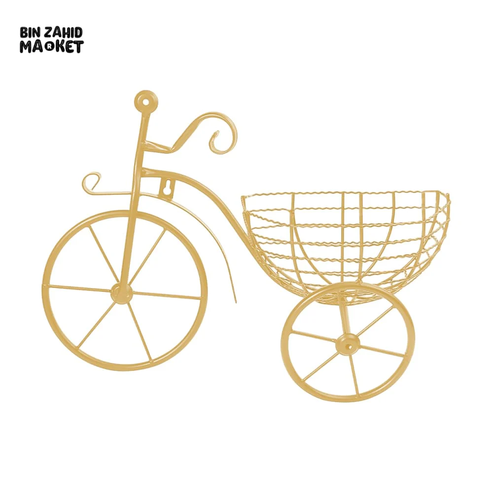 BICYCLE DESIGN WALL BASKET FOR HOME DECORATION - Image 2