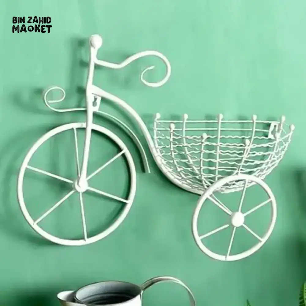 BICYCLE DESIGN WALL BASKET FOR HOME DECORATION - Image 7
