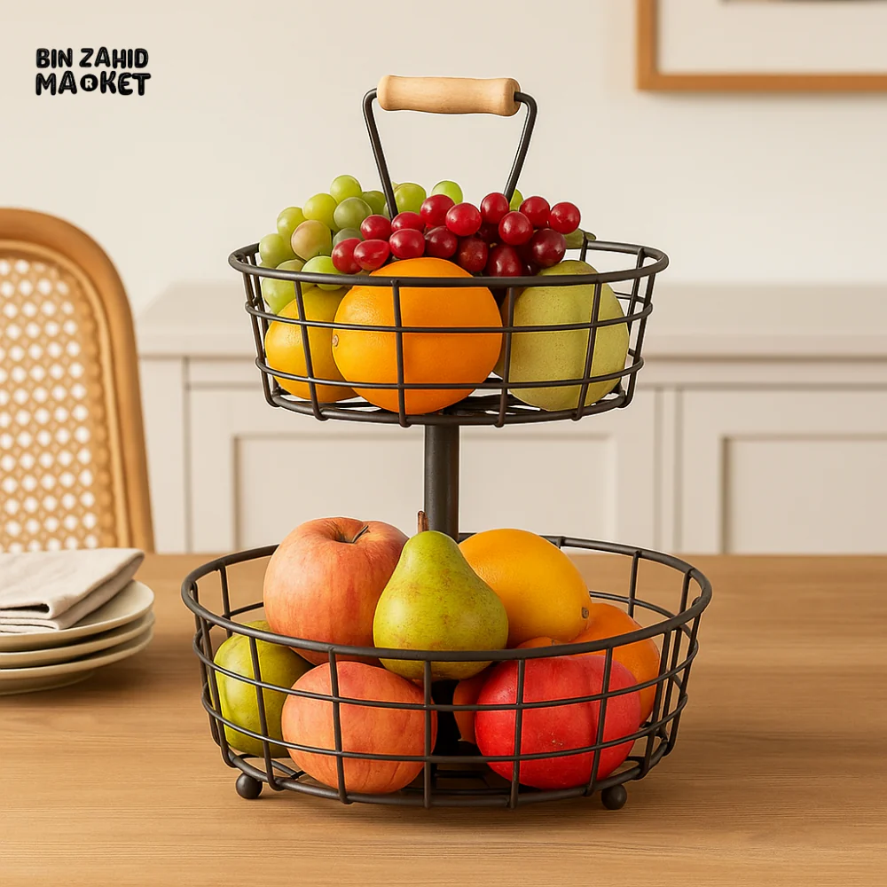 BINCA 2 TIER FRUIT BASKET