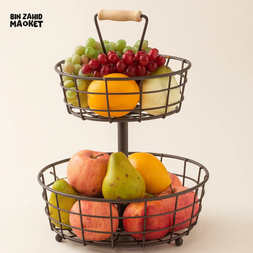 BINCA 2 TIER FRUIT BASKET - Image 2