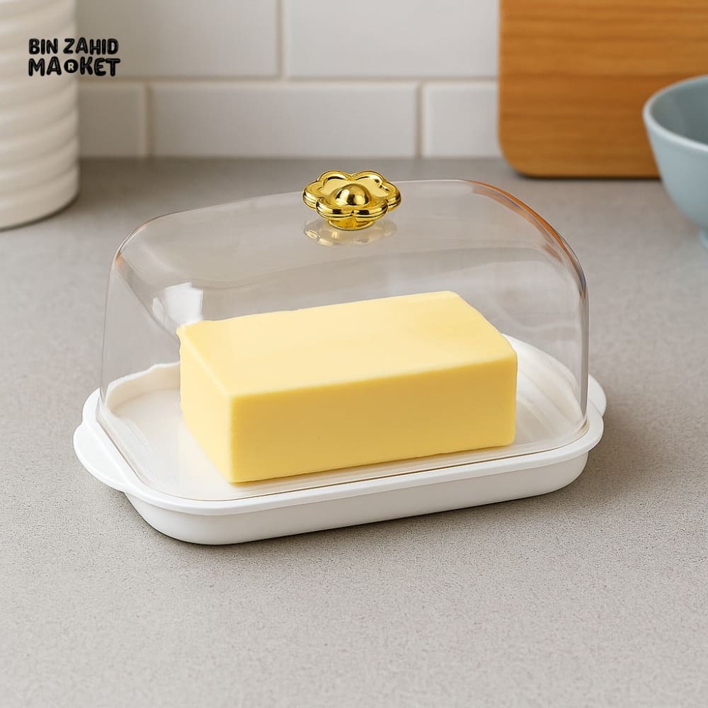 BUTTER DISH WITH CLEAR DOME COVER - Image 3