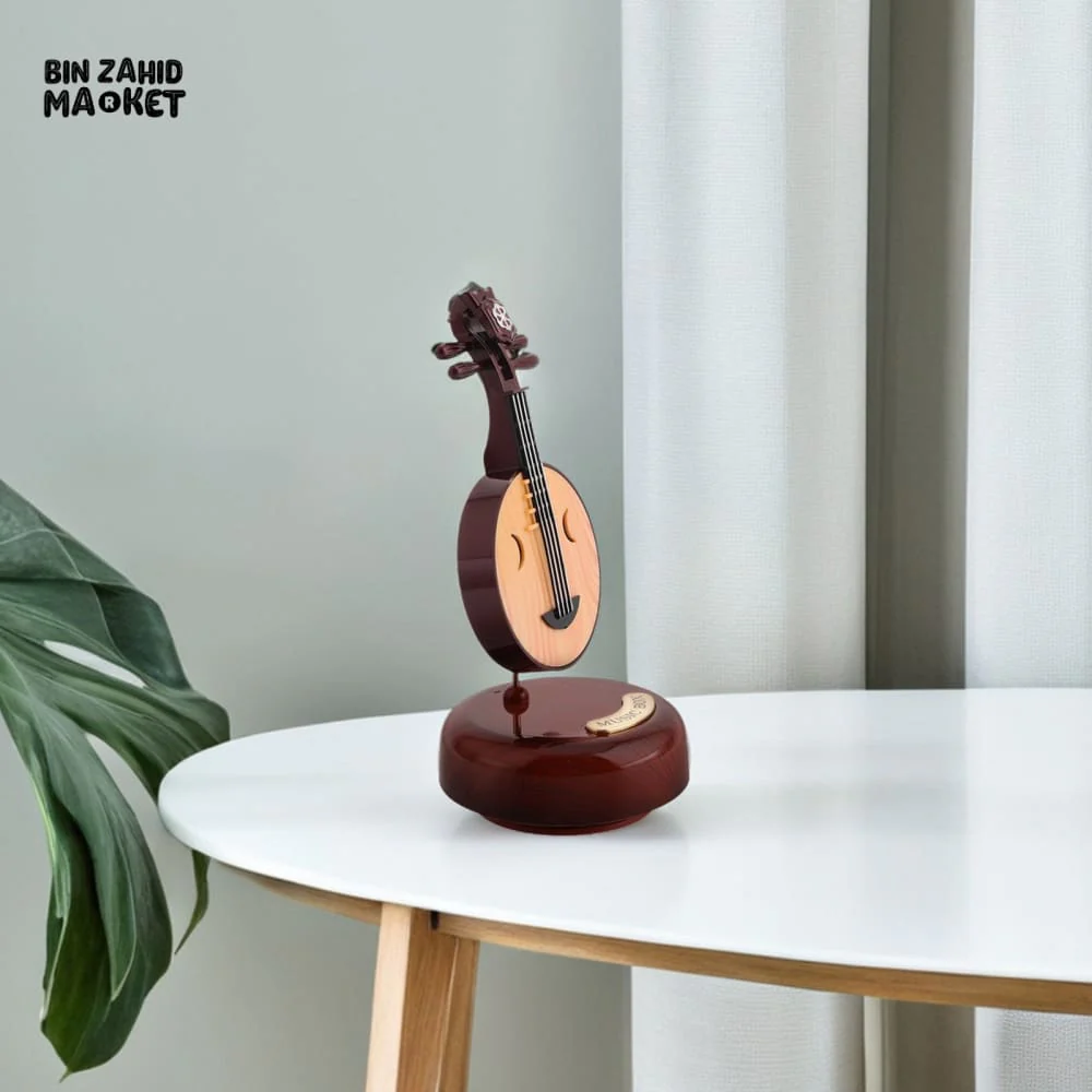 VINTAGE ZHONGRUAN MUSIC BOX – CLASSIC MUSICAL INSTRUMENT HOME DECOR - Image 2