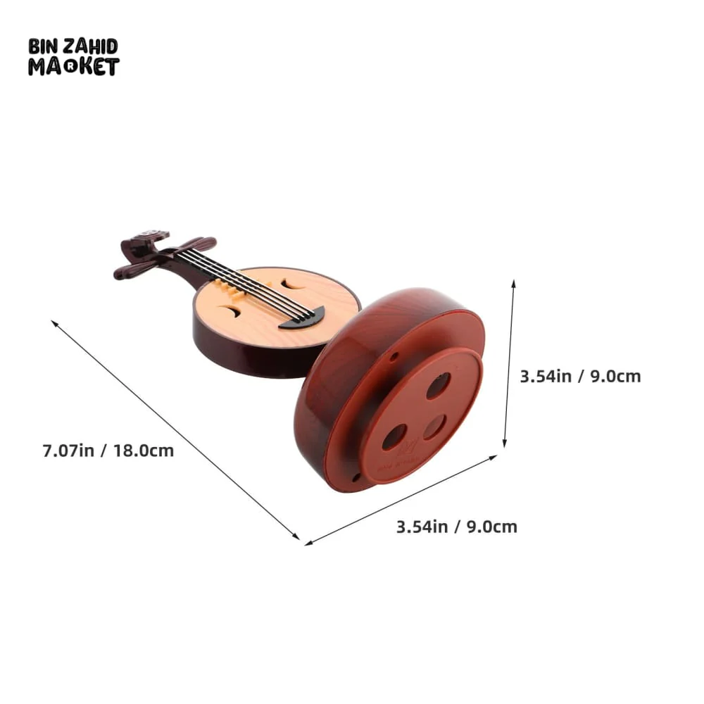 VINTAGE ZHONGRUAN MUSIC BOX – CLASSIC MUSICAL INSTRUMENT HOME DECOR - Image 5